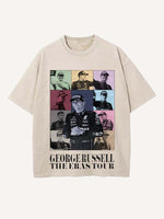 George Russell Print Round Neck T-shirt