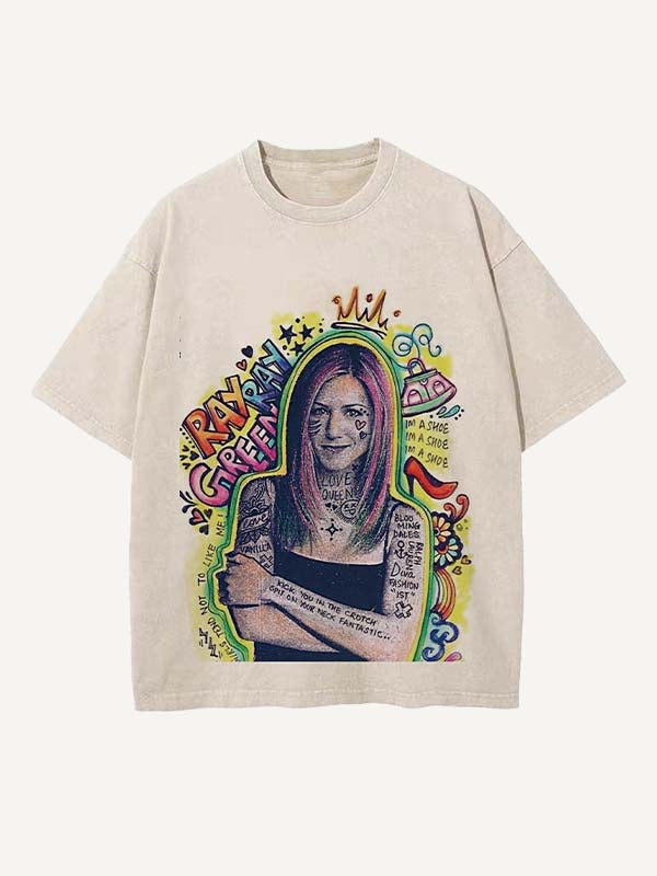 Friends Print Round Neck T-shirt