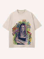 Friends Print Round Neck T-shirt
