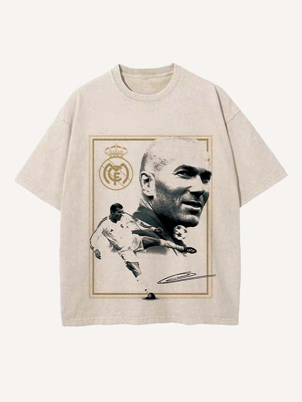 Zizou Print Round Neck T-shirt
