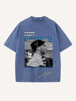 Pierre Gasly Print Round Neck T-shirt