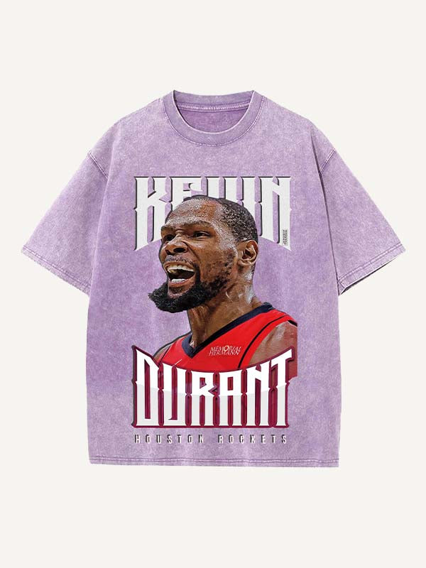 Kevin Durant Print Round Neck T-shirt