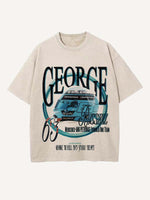 George Russell Print Round Neck T-shirt