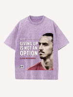 Zlatan Ibrahimović Print Round Neck T-shirt