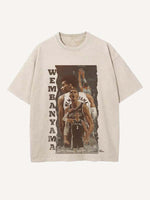 Victor Wembanyama Print Round Neck T-shirt