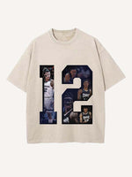 Ja Morant Print Round Neck T-shirt