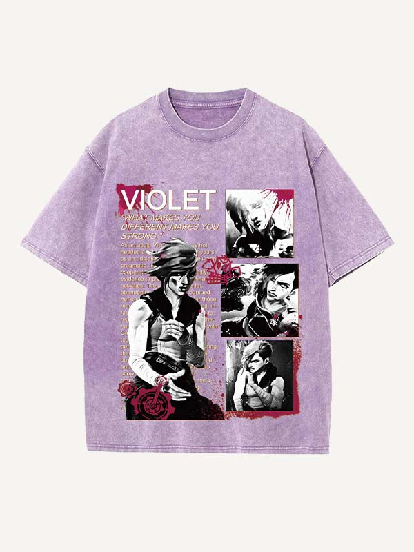 Arcane Print Round Neck T-shirt
