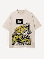 Breaking Bad Print Round Neck T-shirt