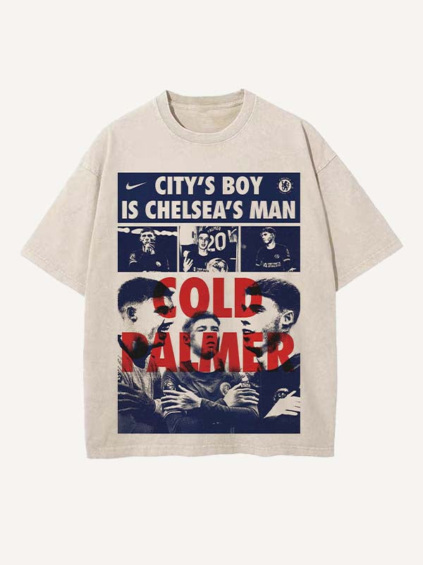Cole Palmer Print Round Neck T-shirt