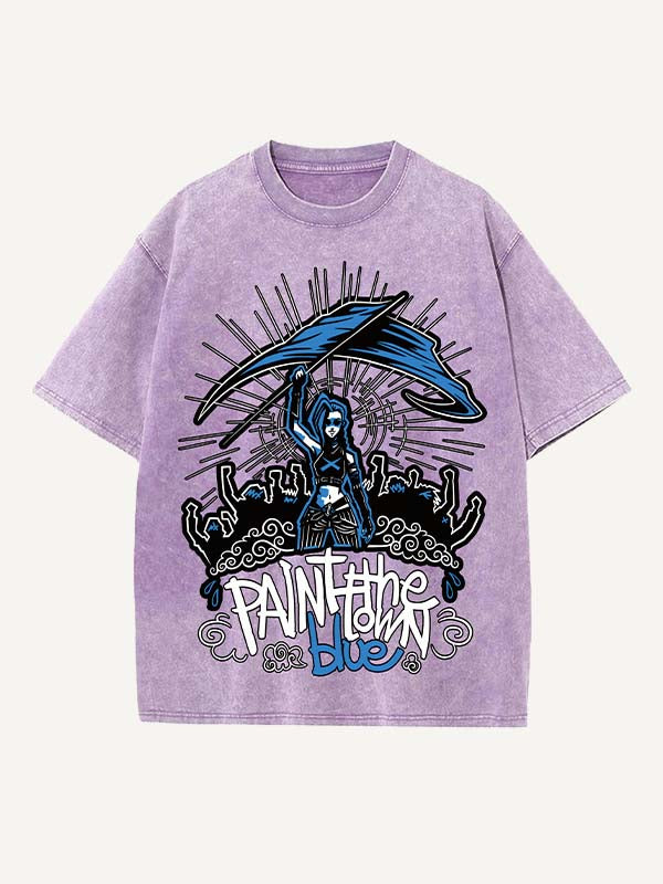 Arcane Print Round Neck T-shirt