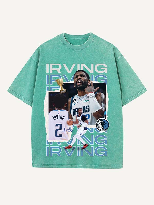 Kyrie Irving Print Round Neck T-shirt