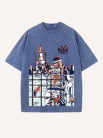 Carmelo Anthony Print Round Neck T-shirt