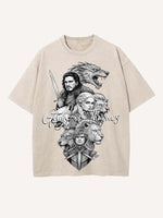 Game of Thrones Print Round Neck T-shirt