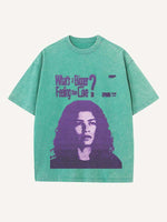 Euphoria Print Round Neck T-shirt