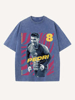 Pedri Print Round Neck T-shirt