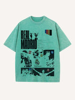 Real Madrid Print Round Neck T-shirt