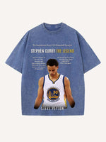 Stephen Curry Print Round Neck T-shirt