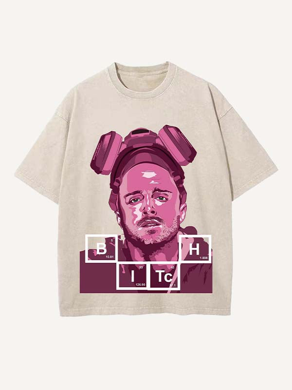 Breaking Bad Print Round Neck T-shirt