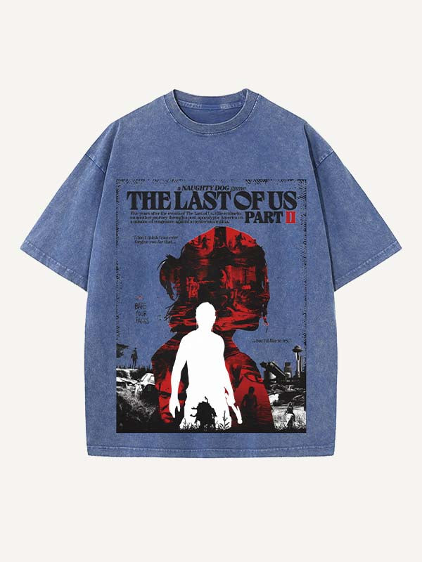 The Last of Us Print Round Neck T-shirt