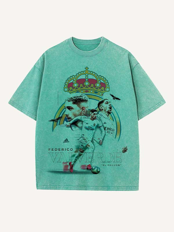 Federico Valverde Print Round Neck T-shirt