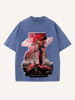 Lewis Hamilton Print Round Neck T-shirt
