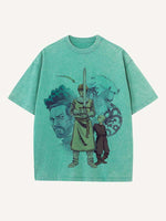 A Knight of the Seven Kingdoms Print Round Neck T-shirt