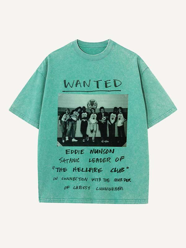 Stranger Things Print Round Neck T-shirt