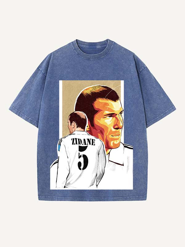 Zizou Print Round Neck T-shirt