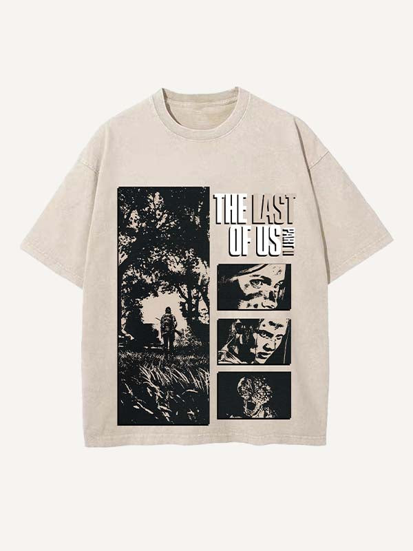 The Last of Us Print Round Neck T-shirt