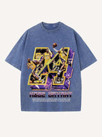 Kobe Bryant Print Round Neck T-shirt
