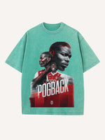 Paul Pogba Print Round Neck T-shirt