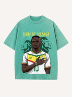 Sadio Mané Print Round Neck T-shirt