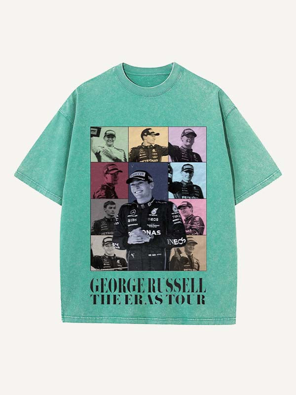 George Russell Print Round Neck T-shirt