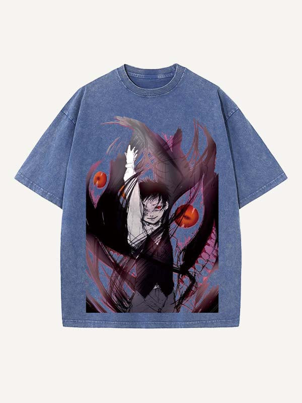 Fullmetal Alchemist Print Round Neck T-shirt