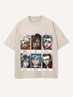 Arcane Print Round Neck T-shirt