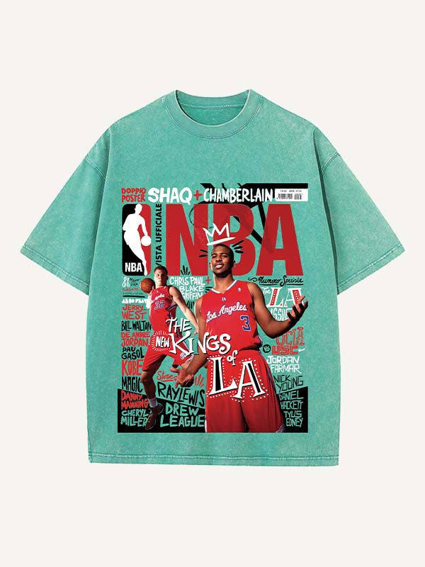 Chris Paul Print Round Neck T-shirt