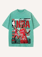 Chris Paul Print Round Neck T-shirt