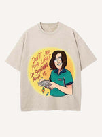 The End of the Fxxxing World Print Round Neck T-shirt