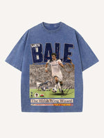 Gareth Bale Print Round Neck T-shirt