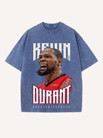 Kevin Durant Print Round Neck T-shirt