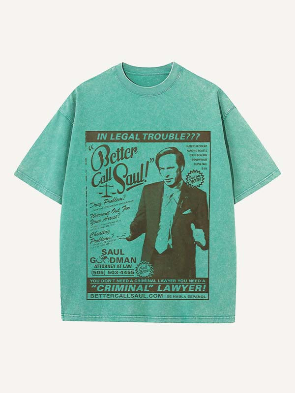 Breaking Bad Print Round Neck T-shirt