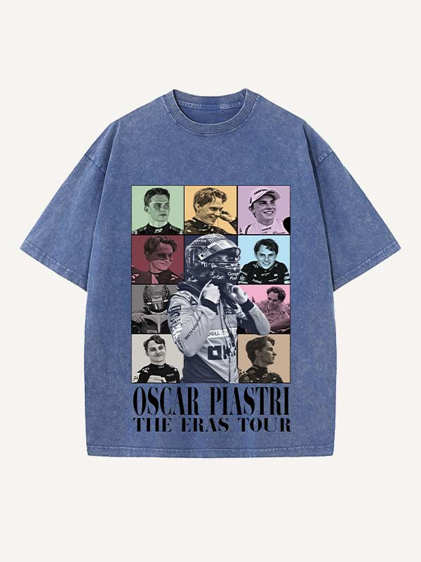 Oscar Piastri Print Round Neck T-shirt