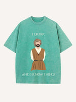 Game of Thrones Print Round Neck T-shirt