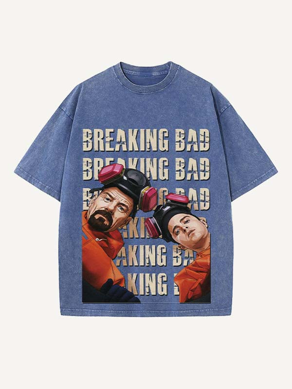 Breaking Bad Print Round Neck T-shirt
