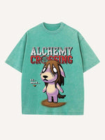 Fullmetal Alchemist Print Round Neck T-shirt