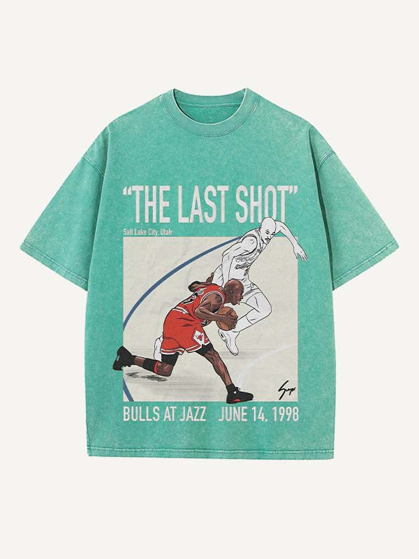 Michael Jordan Print Round Neck T-shirt