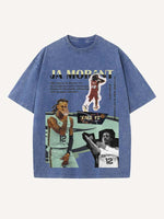 Ja Morant Print Round Neck T-shirt