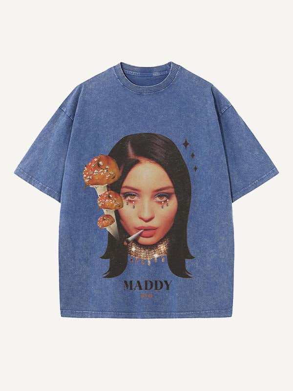 Euphoria Print Round Neck T-shirt