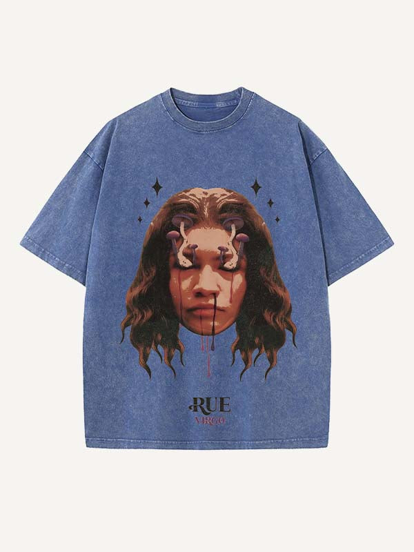 Euphoria Print Round Neck T-shirt
