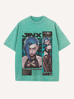 Arcane Print Round Neck T-shirt